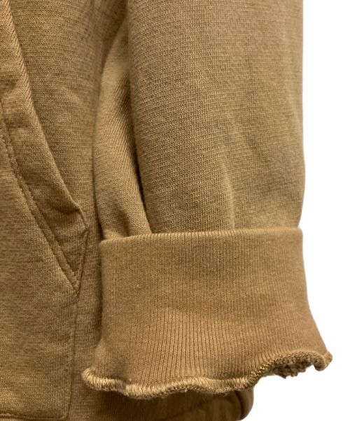 GUCCI（グッチ）GUCCI (グッチ) ウェブ＆GUCCI ラベル付き スウェットシャツ ブラウン サイズ:Sの古着・服飾アイテム