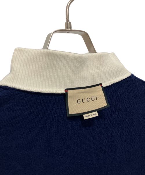 GUCCI（グッチ）GUCCI (グッチ) インターロッキングGスウェット ネイビー サイズ:Ｌの古着・服飾アイテム