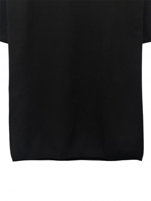 PRADA（プラダ）PRADA (プラダ) タートルネック トライアングルプレート ニット ワンピース ブラック サイズ:42の古着・服飾アイテム