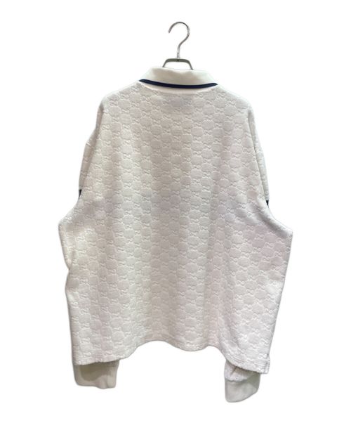 GUCCI（グッチ）GUCCI (グッチ) テリークロス ポロシャツ アイボリー サイズ:XLの古着・服飾アイテム