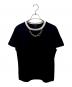LOUIS VUITTON（ルイ ヴィトン）の古着「コントラストトリムTシャツ」｜ブラック