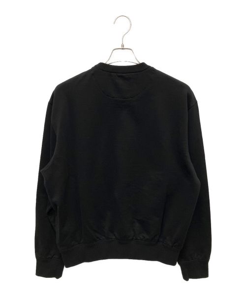 PRADA（プラダ）PRADA (プラダ) ロゴプリントスウェット ブラック サイズ:Mの古着・服飾アイテム