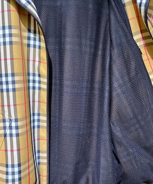 BURBERRY LONDON（バーバリーロンドン）BURBERRY LONDON (バーバリーロンドン) Nova Check Zipped Jacket（ノヴァチェックジップジャケット） ベージュ サイズ:46の古着・服飾アイテム
