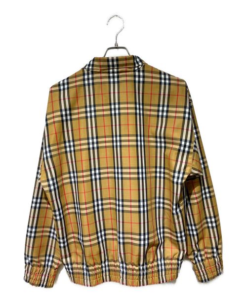 BURBERRY LONDON（バーバリーロンドン）BURBERRY LONDON (バーバリーロンドン) Nova Check Zipped Jacket（ノヴァチェックジップジャケット） ベージュ サイズ:46の古着・服飾アイテム