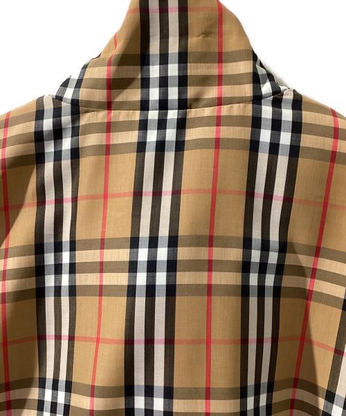 BURBERRY LONDON（バーバリーロンドン）BURBERRY LONDON (バーバリーロンドン) Nova Check Zipped Jacket（ノヴァチェックジップジャケット） ベージュ サイズ:46の古着・服飾アイテム