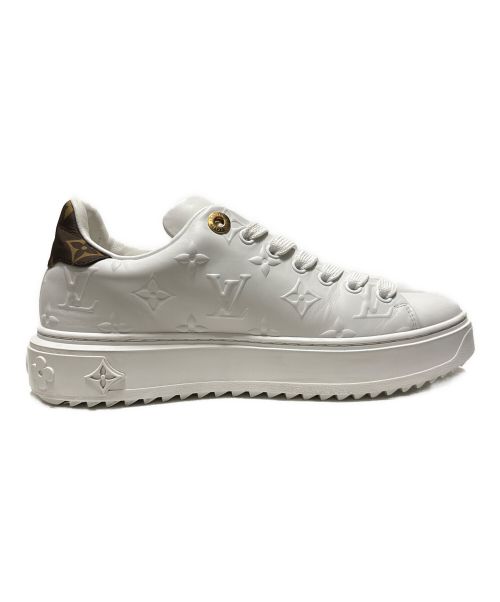 LOUIS VUITTON（ルイ ヴィトン）LOUIS VUITTON (ルイ ヴィトン) タイムアウトラインスニーカー ホワイト サイズ:37の古着・服飾アイテム