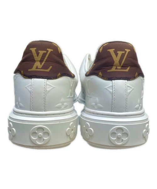 LOUIS VUITTON（ルイ ヴィトン）LOUIS VUITTON (ルイ ヴィトン) タイムアウトラインスニーカー ホワイト サイズ:37の古着・服飾アイテム