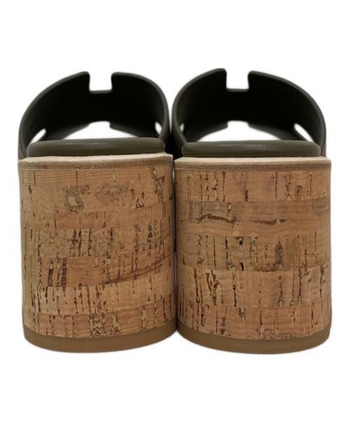 HERMES（エルメス）HERMES (エルメス) サンダル 《エズ》 30 オリーブ サイズ:38の古着・服飾アイテム