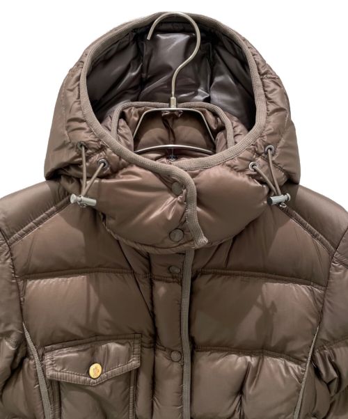 MONCLER（モンクレール）MONCLER (モンクレール) ROMARIN/ダウンコート ブラウン サイズ:1の古着・服飾アイテム