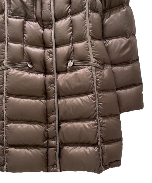 MONCLER（モンクレール）MONCLER (モンクレール) ROMARIN/ダウンコート ブラウン サイズ:1の古着・服飾アイテム