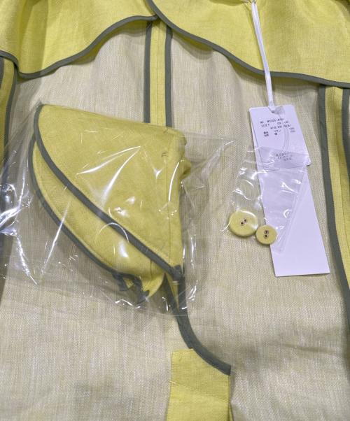 MYLAN（マイラン）MYLAN (マイラン) リネンジャケット×パンツセットアップ イエロー サイズ:Freeの古着・服飾アイテム