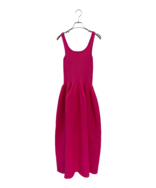 CFCL（シーエフシーエル）CFCL (シーエフシーエル) 立体感ノースリーブワンピース ショッキングピンク サイズ:3の古着・服飾アイテム