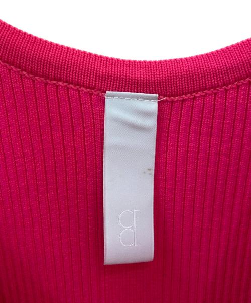 CFCL（シーエフシーエル）CFCL (シーエフシーエル) 立体感ノースリーブワンピース ショッキングピンク サイズ:3の古着・服飾アイテム