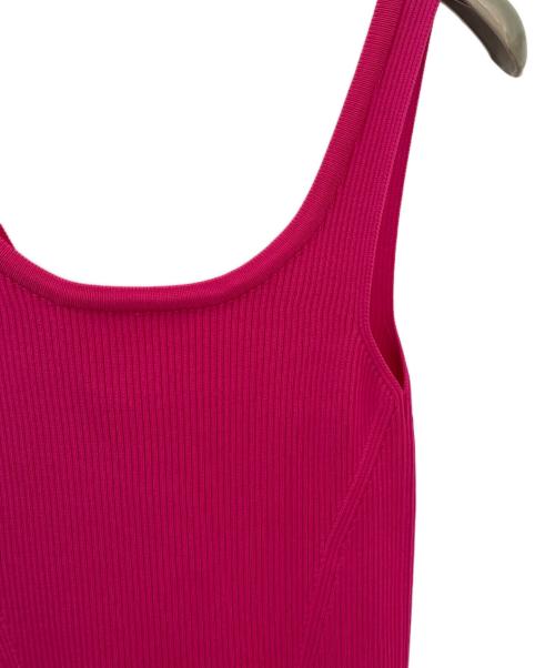 CFCL（シーエフシーエル）CFCL (シーエフシーエル) 立体感ノースリーブワンピース ショッキングピンク サイズ:3の古着・服飾アイテム