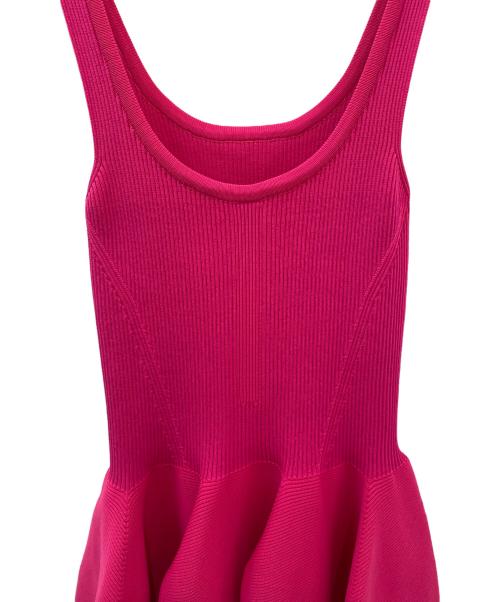 CFCL（シーエフシーエル）CFCL (シーエフシーエル) 立体感ノースリーブワンピース ショッキングピンク サイズ:3の古着・服飾アイテム