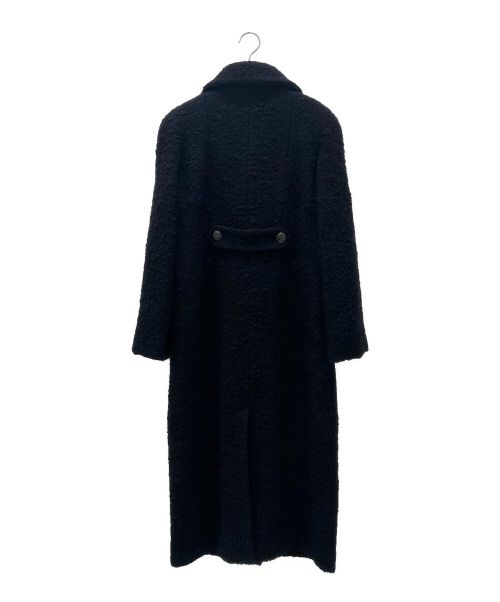 CHANEL（シャネル）CHANEL (シャネル) 4ポケット ツイード ロングコート ブラック サイズ:42の古着・服飾アイテム
