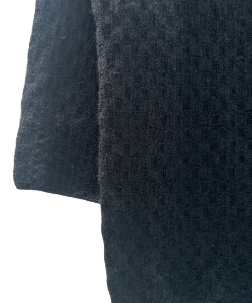 CHANEL（シャネル）CHANEL (シャネル) アンカーボタンカシミヤ混ニット ブラック サイズ:34の古着・服飾アイテム