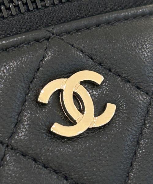 CHANEL（シャネル）CHANEL (シャネル) マトラッセ アームコインケース ブラックの古着・服飾アイテム