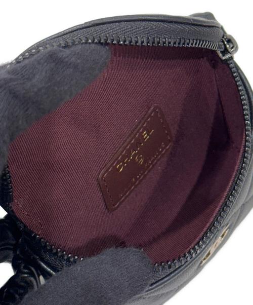 CHANEL（シャネル）CHANEL (シャネル) マトラッセ アーム コインケース ブラックの古着・服飾アイテム