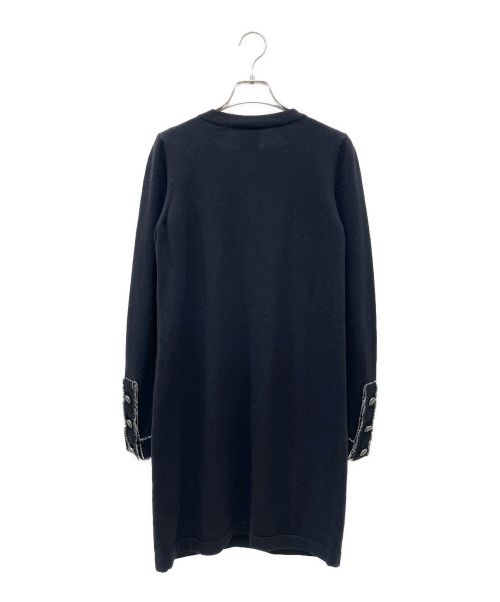 CHANEL（シャネル）CHANEL (シャネル) ココボタン カシミヤ ワンピース ブラック サイズ:38の古着・服飾アイテム