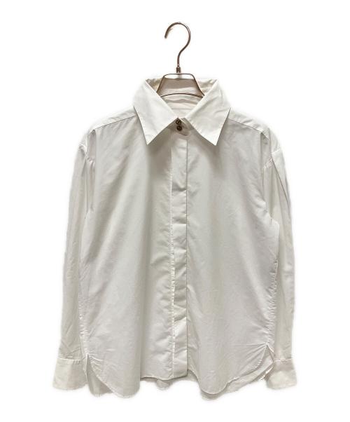 CHANEL（シャネル）CHANEL (シャネル) コマークボタン 長袖シャツ ホワイト サイズ:36の古着・服飾アイテム