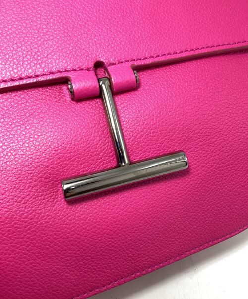 TOM FORD（トムフォード）TOM FORD (トムフォード) TARA shoulder bag（タラ/ショルダーバッグ） ショッキングピンクの古着・服飾アイテム