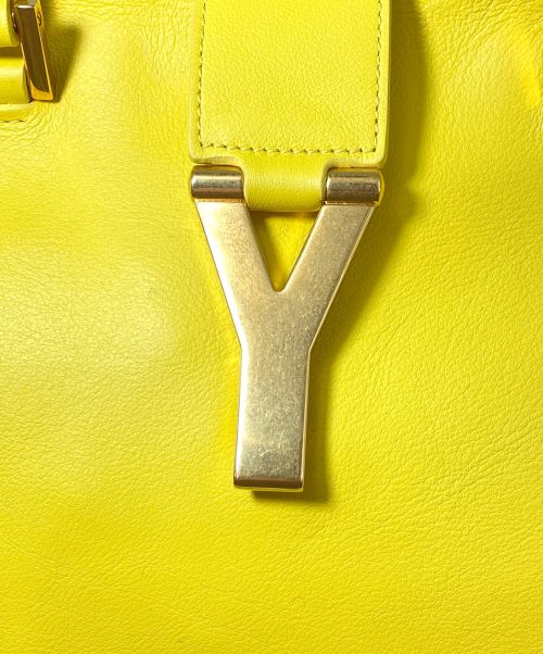 Saint Laurent Paris（サンローランパリ）Saint Laurent Paris (サンローランパリ) カバスクラシック レザー ハンドバッグ イエロー サイズ:-の古着・服飾アイテム