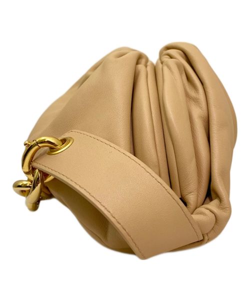 BOTTEGA VENETA（ボッテガベネタ）BOTTEGA VENETA (ボッテガベネタ) ザ チェーンショルダーバッグ ベージュの古着・服飾アイテム