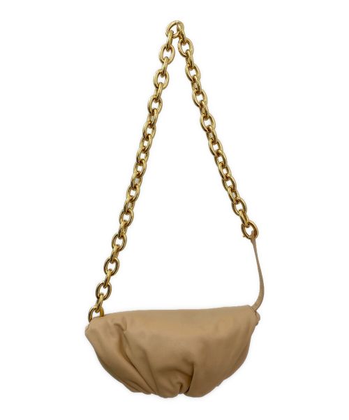 BOTTEGA VENETA（ボッテガベネタ）BOTTEGA VENETA (ボッテガベネタ) ザ チェーンショルダーバッグ ベージュの古着・服飾アイテム