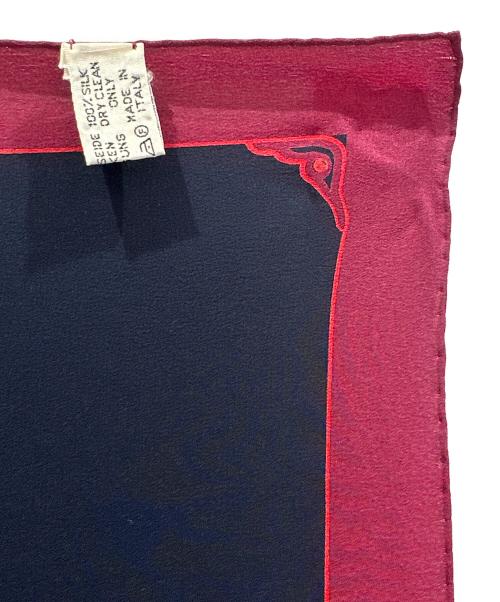 Cartier（カルティエ）Cartier (カルティエ) シルクスカーフ PANTHERE RING パンテールリング ネイビー サイズ:80.0cm×80.0cmの古着・服飾アイテム