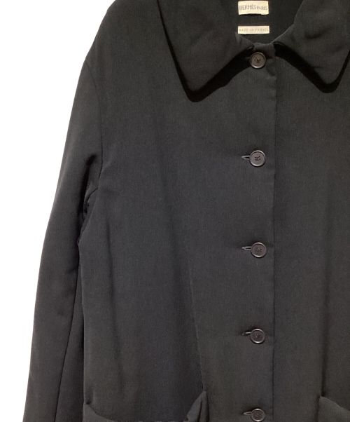 HERMES（エルメス）HERMES (エルメス) padded coat（パデッドコート）/マルジェラ期/Archive ブラック サイズ:40の古着・服飾アイテム