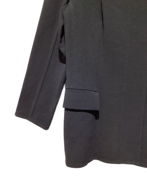 HERMES（エルメス）HERMES (エルメス) Stand collar jacket（スタンドカラージャケット） ブラック サイズ:38の古着・服飾アイテム
