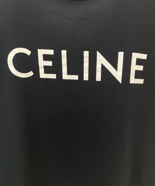 CELINE（セリーヌ）CELINE (セリーヌ) ロゴTシャツ ブラック サイズ:Sの古着・服飾アイテム