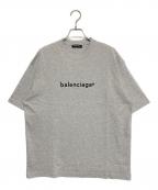 BALENCIAGAバレンシアガ）の古着「ロゴTシャツ」｜グレー