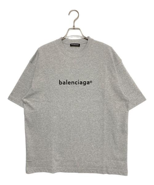 BALENCIAGA（バレンシアガ）BALENCIAGA (バレンシアガ) ロゴTシャツ グレー サイズ:Sの古着・服飾アイテム