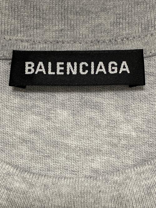 BALENCIAGA（バレンシアガ）BALENCIAGA (バレンシアガ) ロゴTシャツ グレー サイズ:Sの古着・服飾アイテム
