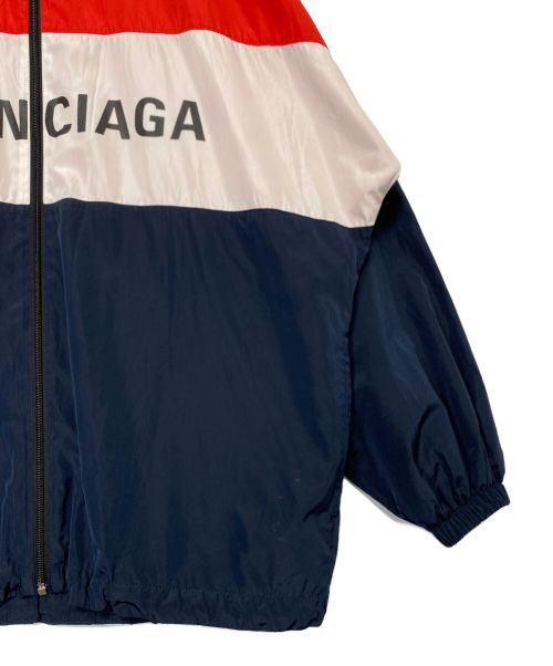 BALENCIAGA（バレンシアガ）BALENCIAGA (バレンシアガ) トリコロールナイロンジャケット サイズ:36の古着・服飾アイテム