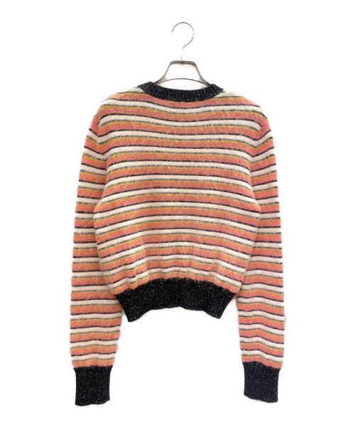 CHANEL（シャネル）CHANEL (シャネル) ココマークマトラッセ ラメボーダーニット ピンク サイズ:38の古着・服飾アイテム