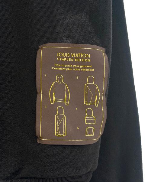 LOUIS VUITTON（ルイ ヴィトン）LOUIS VUITTON (ルイ ヴィトン) 22AW インサイドアウト プルオーバー フーディ ブラック サイズ:Sの古着・服飾アイテム