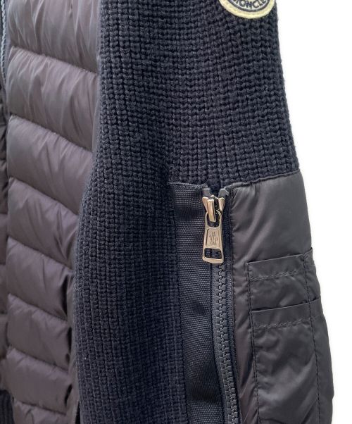 MONCLER（モンクレール）MONCLER (モンクレール) MAGLIONE TRICOT CARDIGAN/ダウンジャケット ネイビー サイズ:Mの古着・服飾アイテム