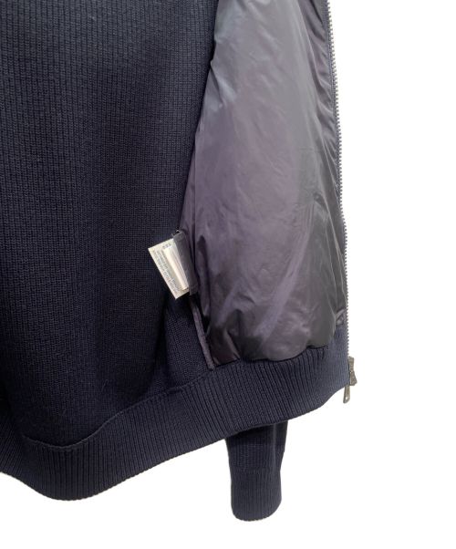 MONCLER（モンクレール）MONCLER (モンクレール) MAGLIONE TRICOT CARDIGAN/ダウンジャケット ネイビー サイズ:Mの古着・服飾アイテム