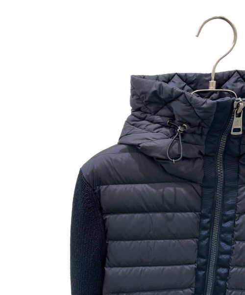 MONCLER（モンクレール）MONCLER (モンクレール) CARDIGAN 切替ダウンジャケット ネイビー サイズ:Sの古着・服飾アイテム
