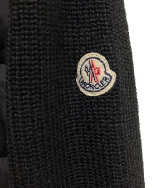 MONCLER（モンクレール）MONCLER (モンクレール) 切替ダウンジャケット ブラック サイズ:XLの古着・服飾アイテム