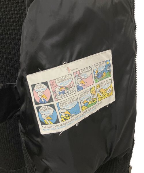 MONCLER（モンクレール）MONCLER (モンクレール) 切替ダウンジャケット ブラック サイズ:XLの古着・服飾アイテム