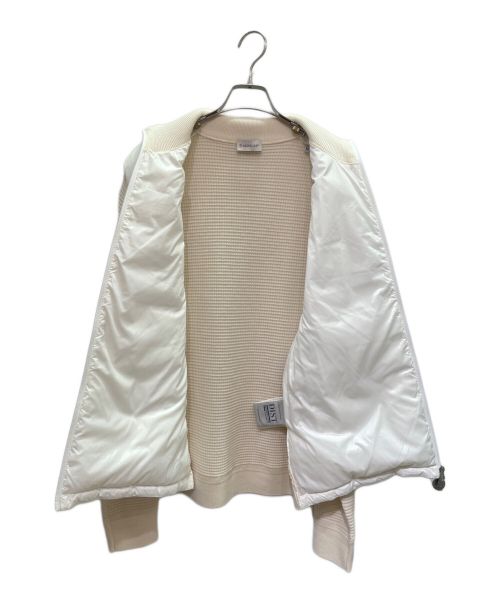 MONCLER（モンクレール）MONCLER (モンクレール) Trico Cardigan ホワイト×ベージュ サイズ:XLの古着・服飾アイテム