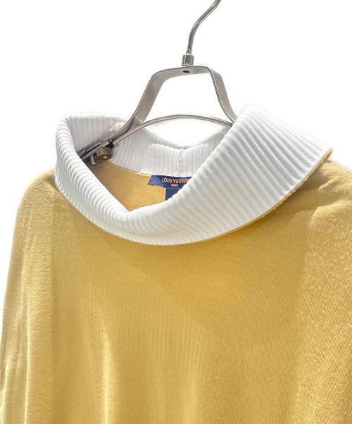 LOUIS VUITTON（ルイ ヴィトン）LOUIS VUITTON (ルイ ヴィトン) 23SS ビックリブカラーニット ベージュ サイズ:XSの古着・服飾アイテム