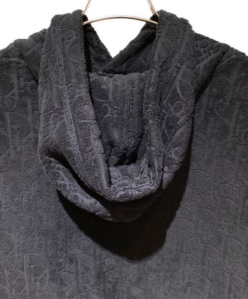 Dior（ディオール）Dior (ディオール) Oblique Pile Hoodie（オブリークパイルフーディ） ネイビー サイズ:XSの古着・服飾アイテム
