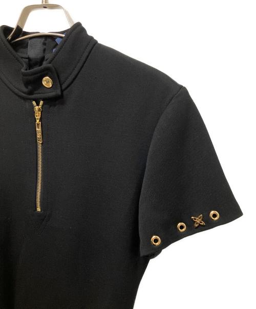 LOUIS VUITTON（ルイ ヴィトン）LOUIS VUITTON (ルイ ヴィトン) ホールスリーブミニワンピース ブラック サイズ:36の古着・服飾アイテム