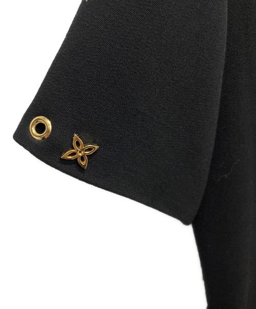 LOUIS VUITTON（ルイ ヴィトン）LOUIS VUITTON (ルイ ヴィトン) ホールスリーブミニワンピース ブラック サイズ:36の古着・服飾アイテム