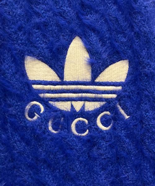 GUCCI（グッチ）GUCCI (グッチ) adidas (アディダス) ウールトラックジャケット ブルー サイズ:Sの古着・服飾アイテム